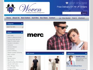 VM Clothing website