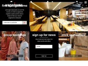Wagamama website