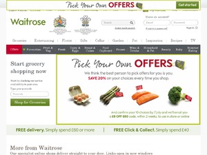 Waitrose website