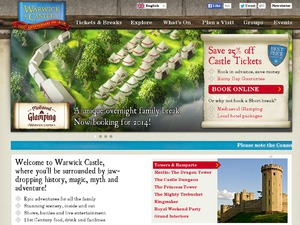 Warwick Castle website