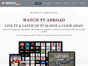 WatchTVabroad website