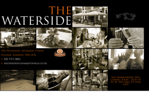 The Watersidelondon website