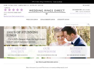 Wedding Rings Direct website