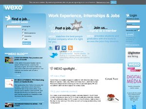 WEXO Work Experience Online website