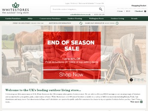 White Stores website