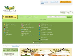 Wiltshire Farm Foods website