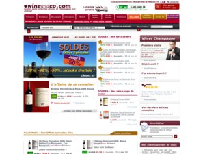 Wine and Co website