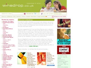 Winedrop website
