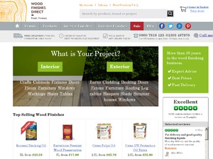 Wood Finishes Direct website
