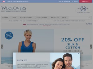 Woolovers website