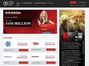 World Lottery Club website