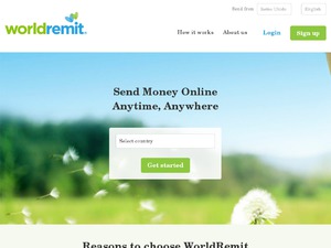 World Remit LTD website