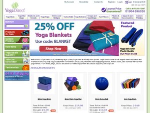 Yoga Direct website