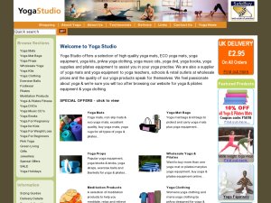 Yoga Studio website