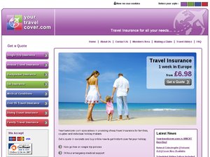 Your Travel Cover website