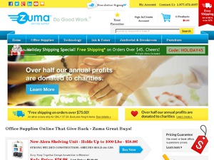 Zuma Office Supply US website